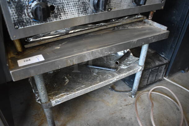 Stainless Steel Commercial Equipment Stand w/ Undershelf. 36x30x26 - Image 2 of 3