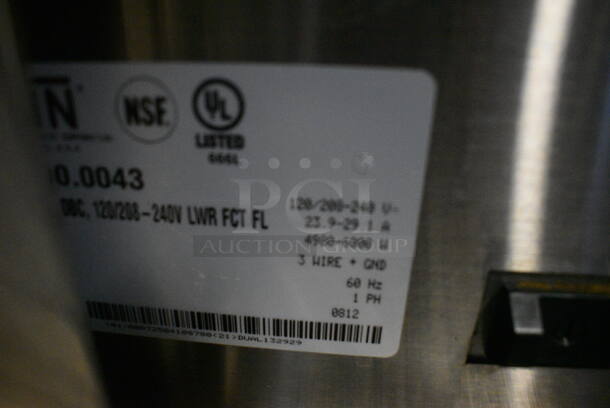 NICE! 2012 Bunn Model DUAL SH DBC Stainless Steel Commercial Countertop Dual Coffee Machine w/ Hot Water Dispenser, 2 Bunn Model SH SERVER Satellite Servers and 2 Metal Brew Baskets. 120/208-240 Volts, 1 Phase. 18x24x37. Tested and Working! - Image 5 of 6