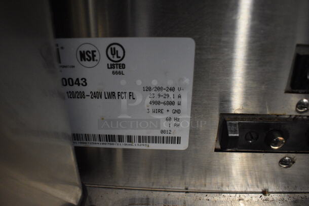 NICE! 2012 Bunn Model DUAL SH DBC Stainless Steel Commercial Countertop Dual Coffee Machine w/ Hot Water Dispenser, 2 Bunn Model SH SERVER Satellite Servers and 2 Metal Brew Baskets. 120/208-240 Volts, 1 Phase. 18x24x37. Tested and Working! - Image 5 of 6