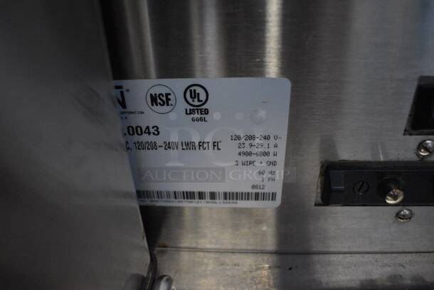NICE! 2012 Bunn Model DUAL SH DBC Stainless Steel Commercial Countertop Dual Coffee Machine w/ Hot Water Dispenser, 2 Bunn Model SH SERVER Satellite Servers and 2 Metal Brew Baskets. 120/208-240 Volts, 1 Phase. 18x24x37. Tested and Working! - Image 5 of 6