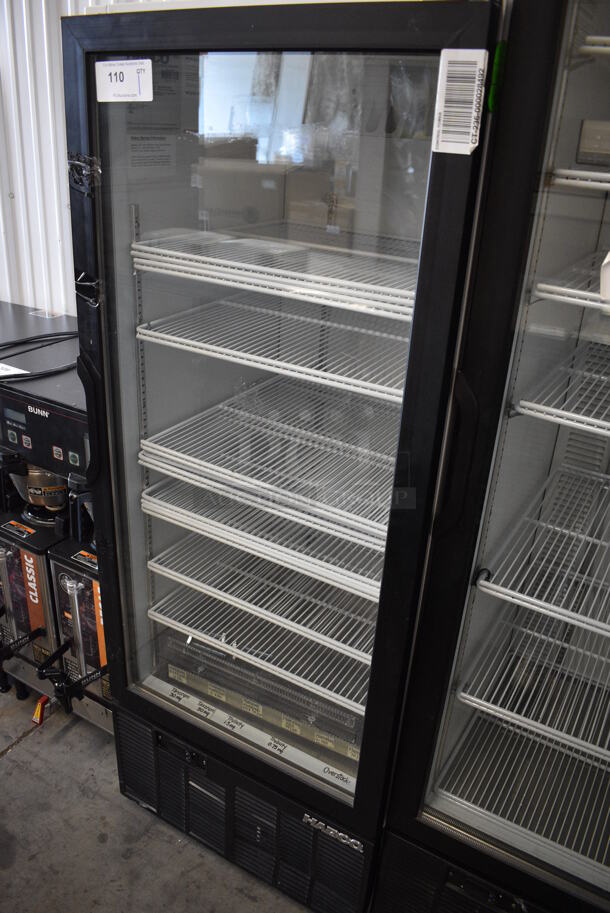 WOW! 2013 Habco Model SE12 Metal Commercial Single Door Reach In Cooler Merchandiser w/ Poly Coated Racks. 115 Volts, 1 Phase. 24x24x62. Tested and Working! - Image 2 of 6