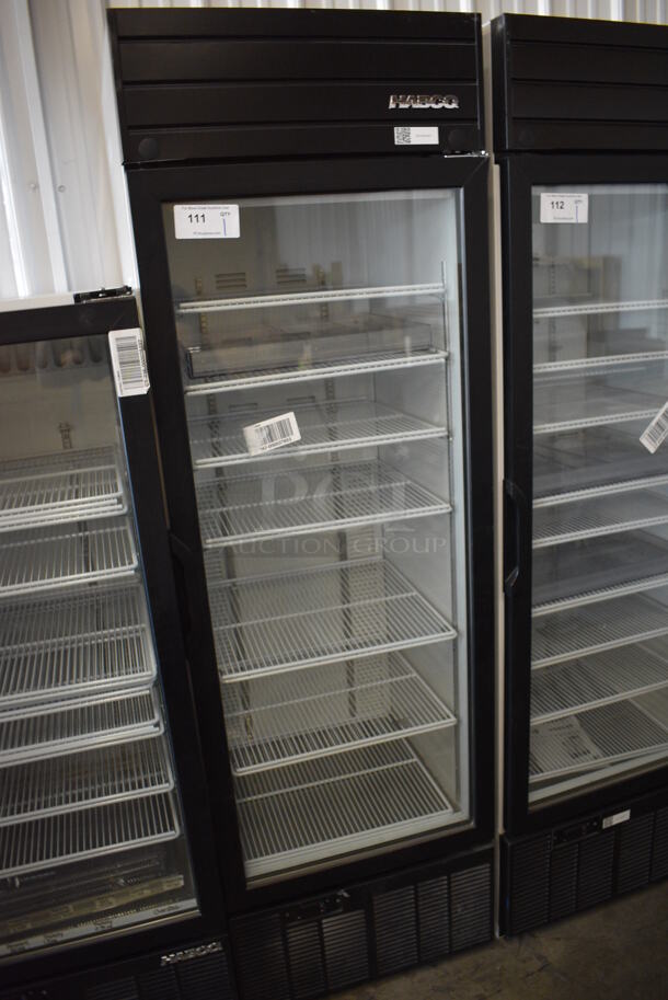 WOW! 2019 Habco Model SE18 Metal Commercial Single Door Reach In Cooler Merchandiser w/ Poly Coated Racks. 115 Volts, 1 Phase. 24x24x78. Tested and Working! - Image 2 of 5
