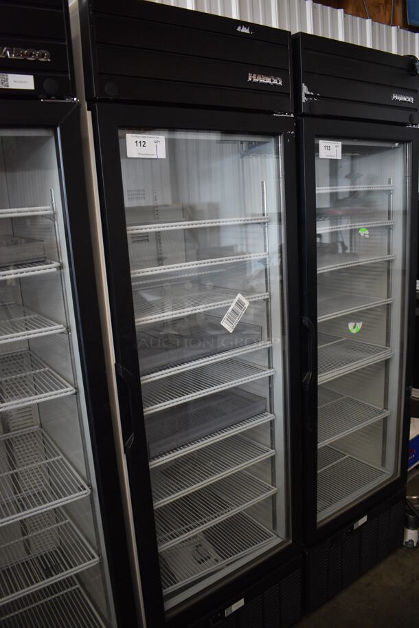 WOW! 2019 Habco Model SE18 Metal Commercial Single Door Reach In Cooler Merchandiser w/ Poly Coated Racks. 115 Volts, 1 Phase. 24x24x78. Tested and Working! - Image 2 of 5