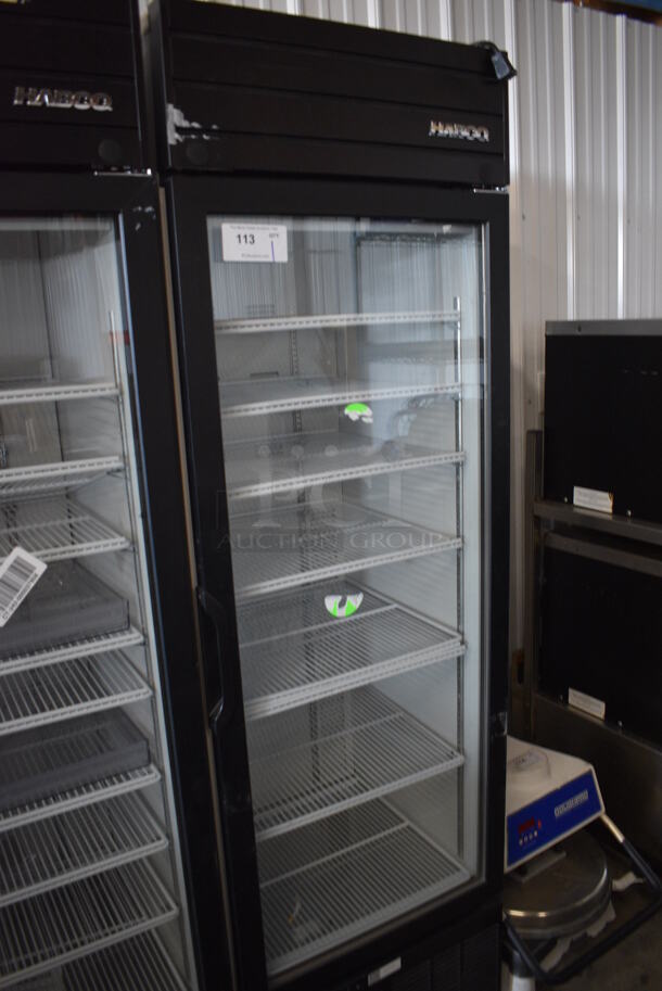 WOW! 2019 Habco Model SE18 Metal Commercial Single Door Reach In Cooler Merchandiser w/ Poly Coated Racks. 115 Volts, 1 Phase. 24x24x78. Tested and Working! - Image 2 of 5
