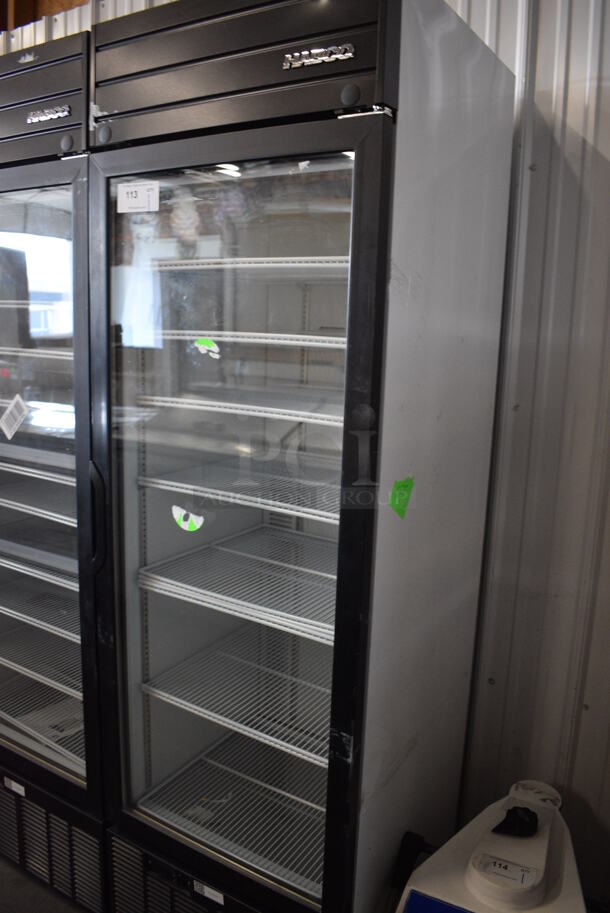 WOW! 2019 Habco Model SE18 Metal Commercial Single Door Reach In Cooler Merchandiser w/ Poly Coated Racks. 115 Volts, 1 Phase. 24x24x78. Tested and Working! - Image 3 of 5