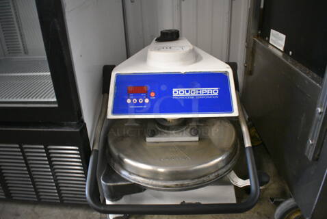 GREAT! DoughPro Model DP1100 Metal Commercial Countertop Dough Press. 120 Volts, 1 Phase. 18x28x20. Tested and Working!