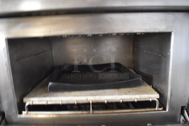 2 FANTASTIC! Turbochef Model NGCD6 Tornado Stainless Steel Commercial Countertop Electric Powered Rapid Cook Ovens on Stainless Steel Commercial 2 Tier Equipment Stand w/ Commercial Casters. 208/240 Volts, 1 Phase. 30x30x60. 2 Times Your Bid! Tested and Working! - Image 4 of 7