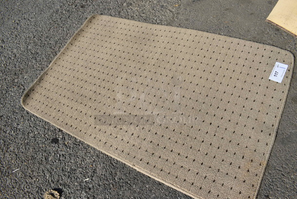 Tan Rug. 48x30 - Image 2 of 3