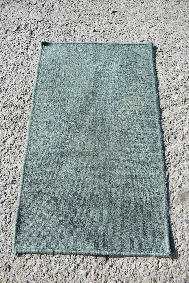 Green Rug. 30x18