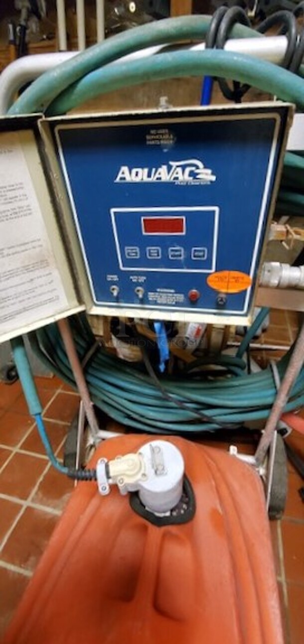 GREAT FIND! Aqua Vac Pool Cleaning Machine. Working When Closed!  - Image 2 of 3