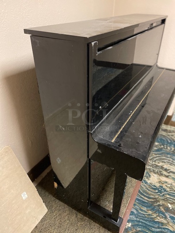 SUPER COOL! Yamaha Disklavier Upright Player Piano. Working When Closed! Buyer Must Remove. - Image 2 of 4