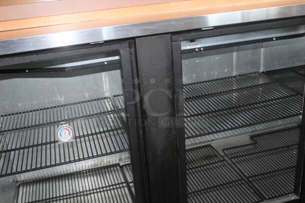 FANTASTIC! True Model TBB-4G Commercial 3 Section Bar Back Cooler/Refrigerator. 90x30x37. 115V/60Hz. Working When Closed! Buyer Must Remove! - Image 4 of 5