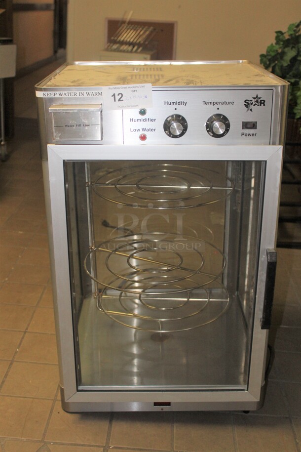 SUPER FIND! Star Commercial Stainless Steel Humidified Food Holding/Warming Display. 21x22.5x30. 120V/60Hz. Working When Closed!  - Image 1 of 6