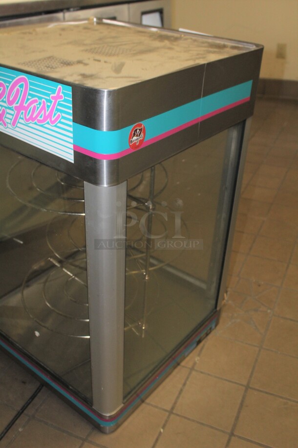 SUPER FIND! Star Commercial Stainless Steel Humidified Food Holding/Warming Display. 21x22.5x30. 120V/60Hz. Working When Closed!  - Image 6 of 6