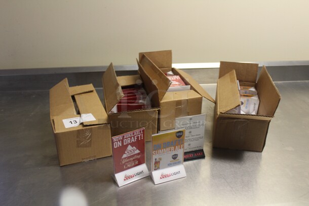 ALL ONE MONEY! Boxes of Table Signs.  - Image 2 of 2