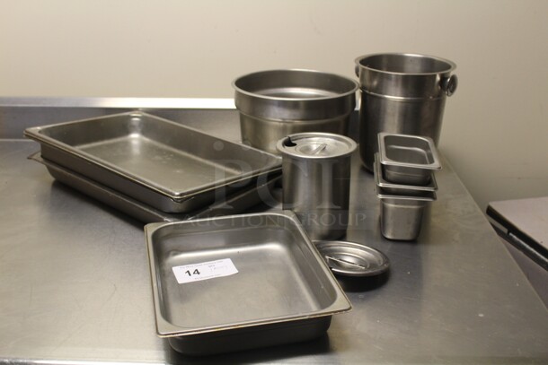 ALL ONE MONEY! Assorted Commercial Stainless Steel Inserts 