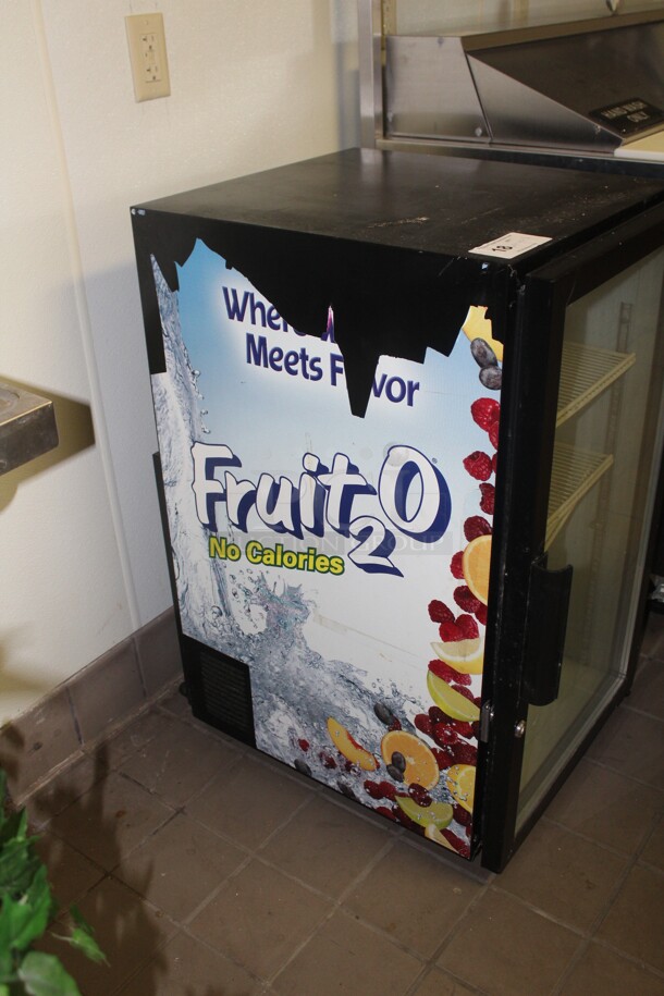 GREAT! Beverage Air Model UR30G Commercial Glass Door Refrigerator/Cooler. 20.5x24x36. 115V/60Hz. Working When Closed! Buyer Must Remove! - Image 6 of 6