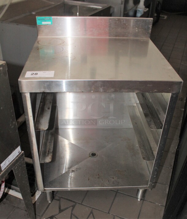 SUPER FIND! Supreme Metal Commercial Stainless Steel Prep Table With Pan Storage. 23x21x33 - Image 1 of 5