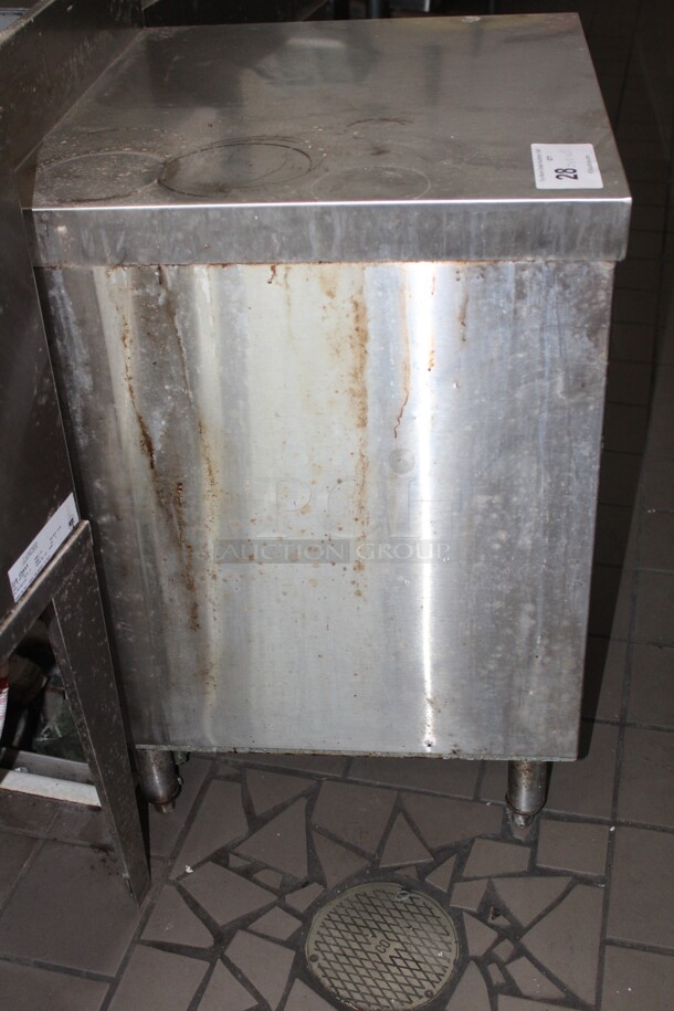 SUPER FIND! Supreme Metal Commercial Stainless Steel Prep Table With Pan Storage. 23x21x33 - Image 4 of 5