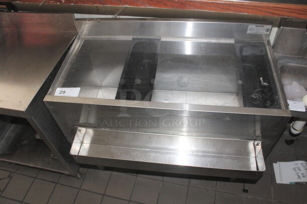 WOW! Krowne Model 18-36DP Commercial Stainless Steel Cocktail Station/Ice Bin With Speed Rail. 36x22x33 - Image 3 of 3