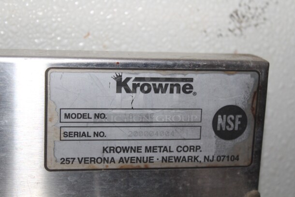 FANTASTIC! Krowne Model 18-54C Commercial Stainless Steel 4 Compartment Underbar Sink With Drainboards,Two Faucets And Speedrail. 72x18x32. Buyer Must Remove! - Image 3 of 5