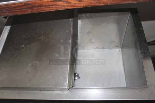 SUPER! Lancer Model 415 Commercial Stainless Steel Drop In Ice Bin On Stand. 23x21x33. Buyer Must Remove.  - Image 3 of 3