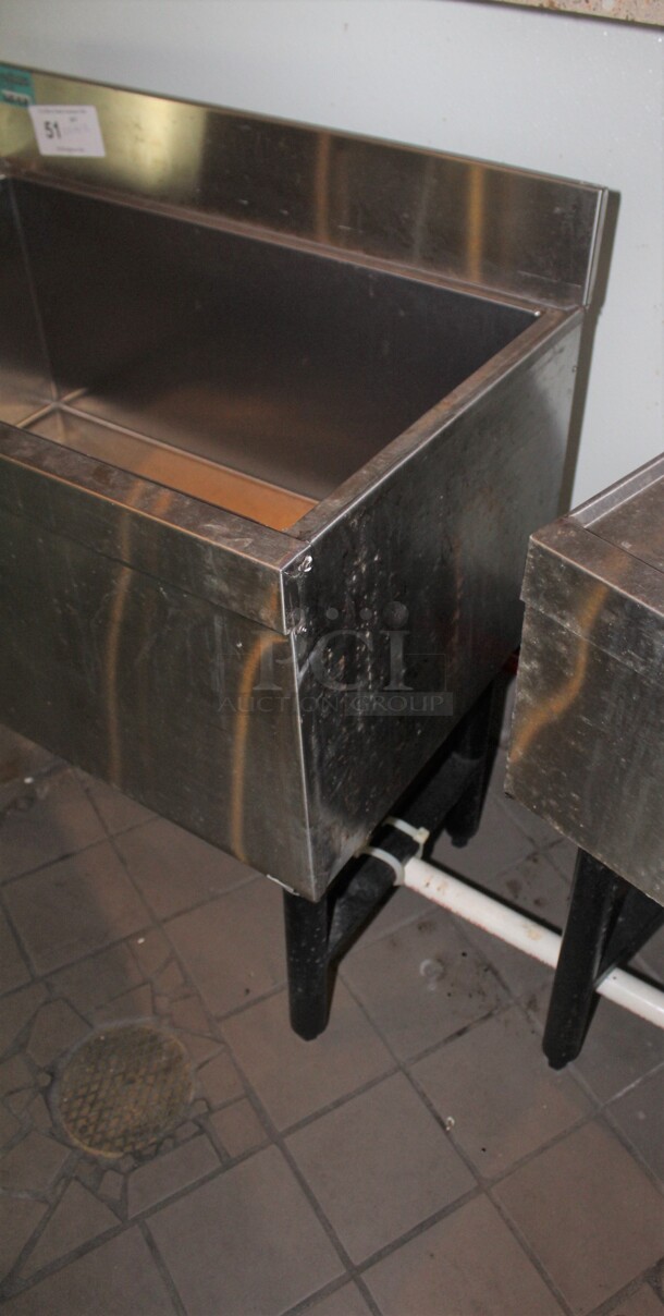 NICE! Supreme Metal Model SLI-12-30 Commercial Stainless Steel Underbar Ice Bin. 29x18x34. Buyer Must Remove.  - Image 3 of 4