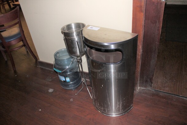 ALL ONE MONEY! Stainless Steel Trash Can, Wine Cooler, Ice Bucket.  - Image 2 of 2