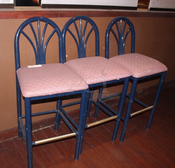 3 Commercial Dining Chairs. 18x19x43. 3X Your Bid!
