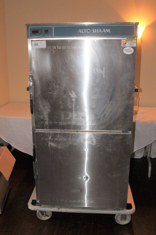 SUPER FIND! Alto Shaam Model 1000-BQ2/96 Commercial Stainless Steel 96 Plate Capacity Heated Banquet/Holding Cart. 36x28.5x67 125V/60Hz. Unable To Test Due To Missing Plug. 