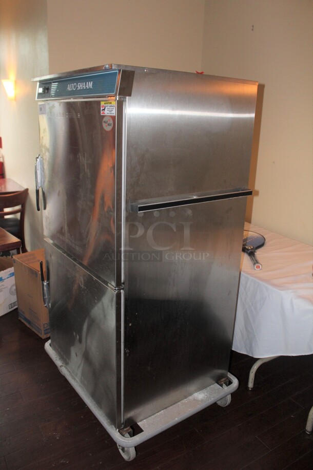 SUPER FIND! Alto Shaam Model 1000-BQ2/96 Commercial Stainless Steel 96 Plate Capacity Heated Banquet/Holding Cart. 36x28.5x67 125V/60Hz. Unable To Test Due To Missing Plug.  - Image 3 of 5