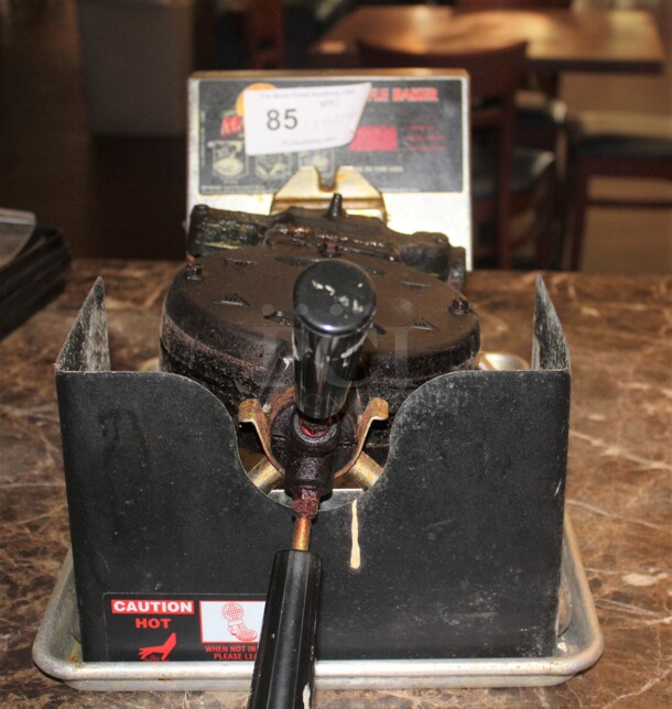 GREAT FIND! Commercial Waffle Maker. 13x25x11.  120V/60Hz. Working When Closed!  - Image 1 of 5