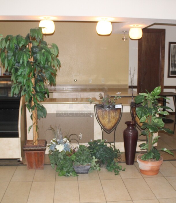 ALL ONE MONEY! Various Plant Decor Items.  - Image 1 of 3