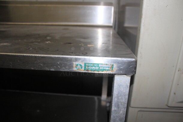 GREAT FIND! Load King Commercial Stainless Steel Table With Undershelf. 92x34x38. Buyer Must Remove.  - Image 2 of 3