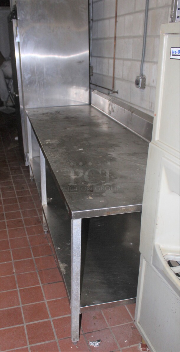GREAT FIND! Load King Commercial Stainless Steel Table With Undershelf. 92x34x38. Buyer Must Remove.  - Image 3 of 3