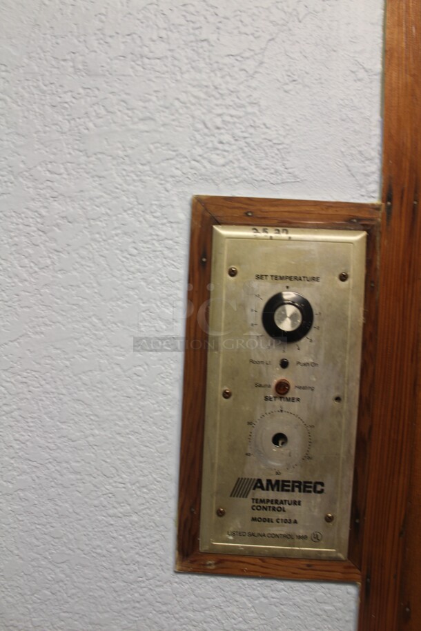 WOW! Amerec Model C103A Sauna. 90x75x83. 208/240V. Working When Closed. Buyer Must Remove.  - Image 2 of 6