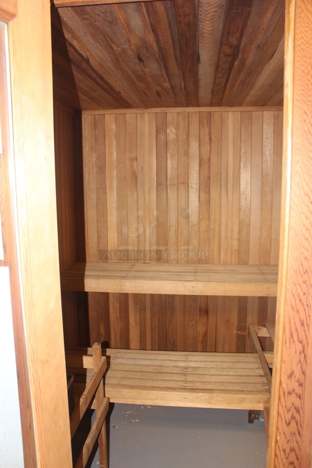 WOW! Amerec Model C103A Sauna. 90x75x83. 208/240V. Working When Closed. Buyer Must Remove.  - Image 3 of 6