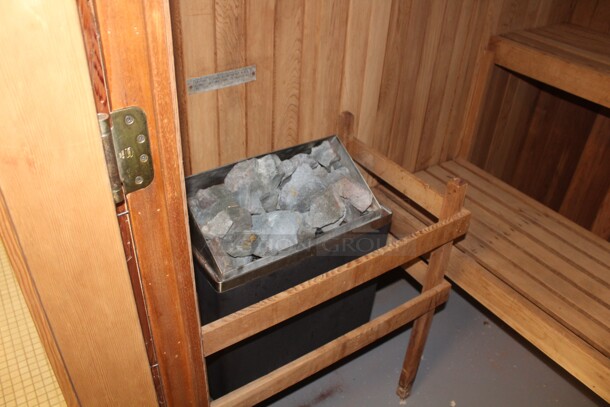 WOW! Amerec Model C103A Sauna. 90x75x83. 208/240V. Working When Closed. Buyer Must Remove.  - Image 4 of 6