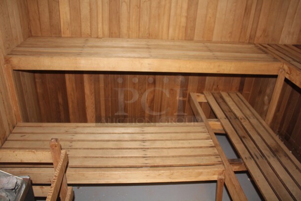 WOW! Amerec Model C103A Sauna. 90x75x83. 208/240V. Working When Closed. Buyer Must Remove.  - Image 5 of 6