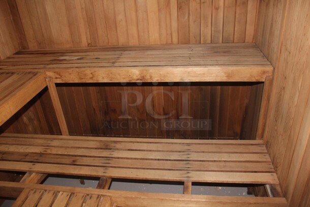 WOW! Amerec Model C103A Sauna. 90x75x83. 208/240V. Working When Closed. Buyer Must Remove.  - Image 6 of 6