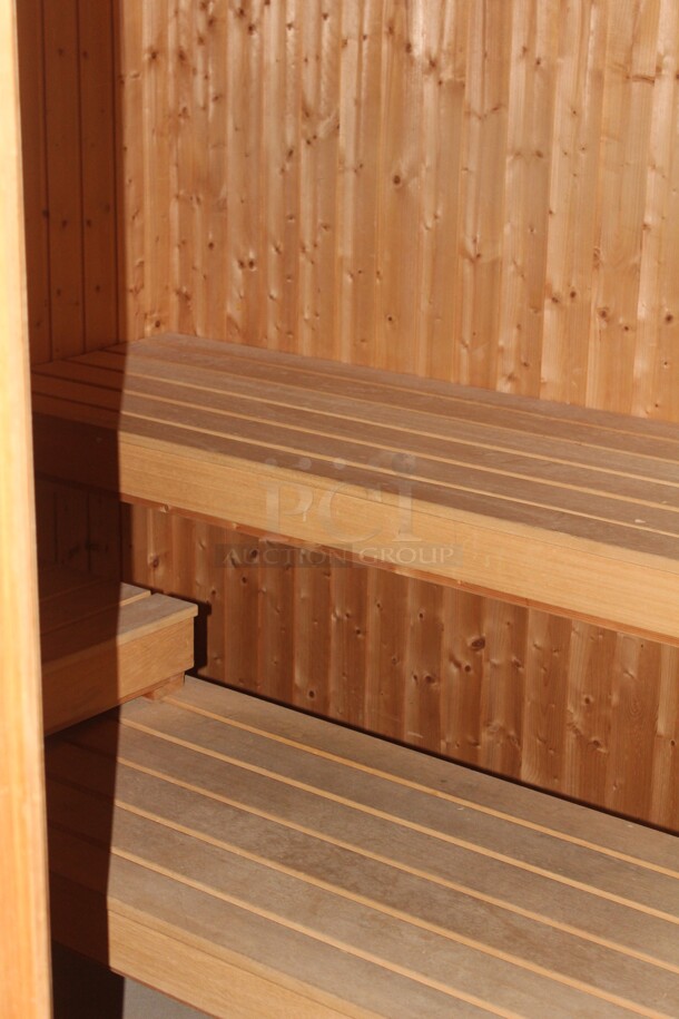 WOW! Lagerholm Finnsauna Sauna. 94x75x80. 400V. Working When Closed! Buyer Must Remove.  - Image 3 of 5