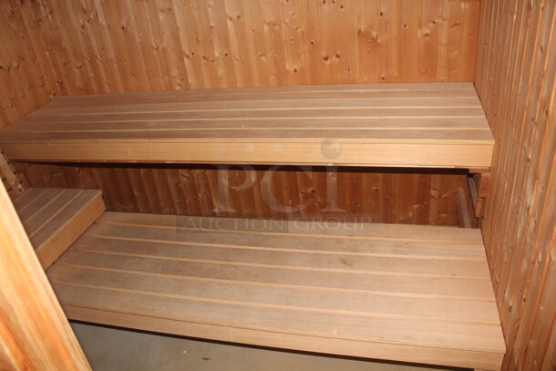 WOW! Lagerholm Finnsauna Sauna. 94x75x80. 400V. Working When Closed! Buyer Must Remove.  - Image 5 of 5