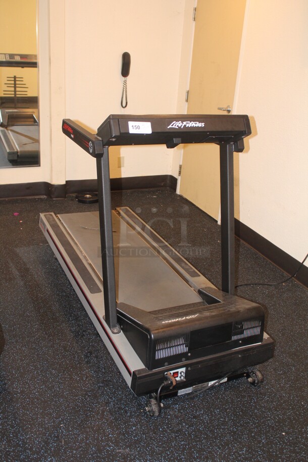 SUPER FIND! Life Fitness Treadmill. 29x29x48. Working When Removed! Buyer Must Remove. 