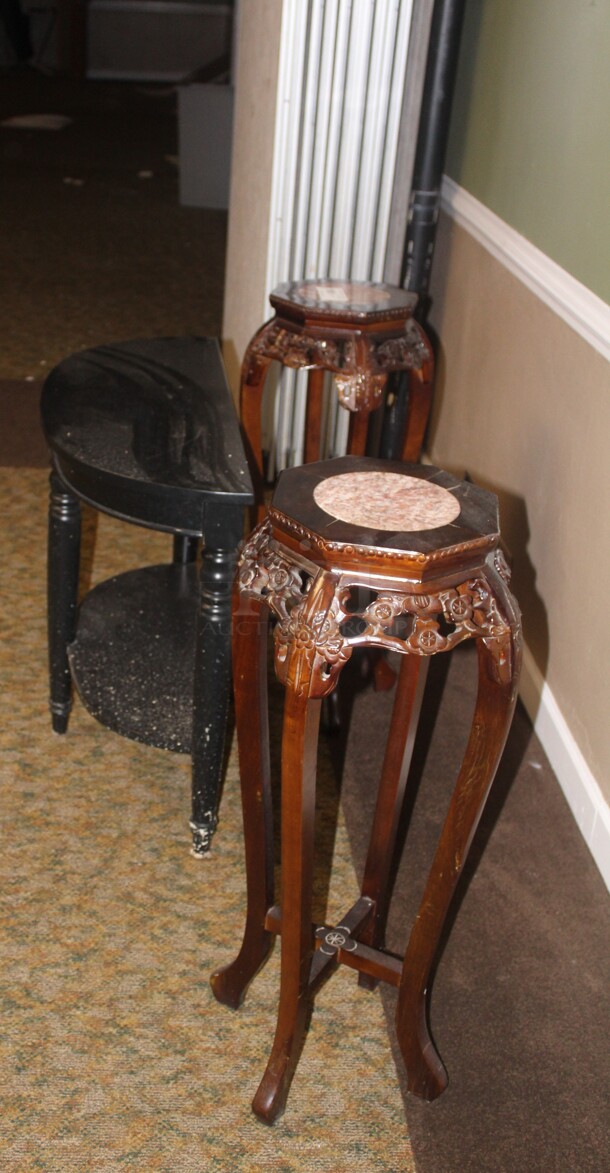 3 Accent Tables. 3X Your Bid! - Image 2 of 3