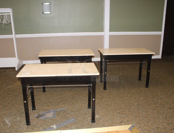 3 Tables. 40x22x30. 3X Your Bid! Buyer Must Remove. Items Are On 2nd Floor And Elevator Will Be Available. 