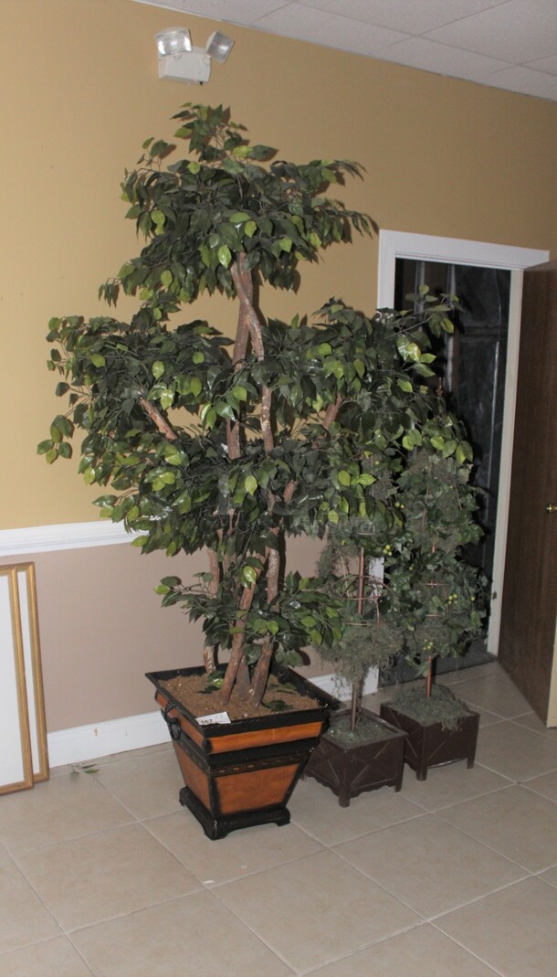 3 Artificial Trees. 3X Your Bid!  - Image 2 of 3