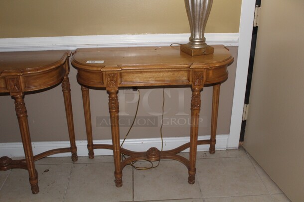 NICE! 2 Console Tables, Lamp Included. 2X Your Bid!  - Image 3 of 4