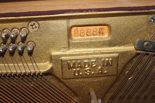 WOW! Stein Piano. 46x24x39. Buyer Must Remove. Item Is On 2nd Floor And Elevators Will Be Available.  - Image 2 of 4