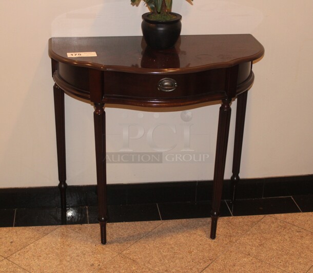 ALL ONE MONEY! Mirror, Console Table, Flower Arrangement.  - Image 2 of 4