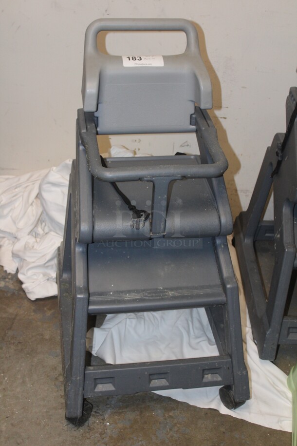 3 Commercial High Chairs And 1 Booster Seat. 19x24x36. 4X Your Bid!  - Image 2 of 5